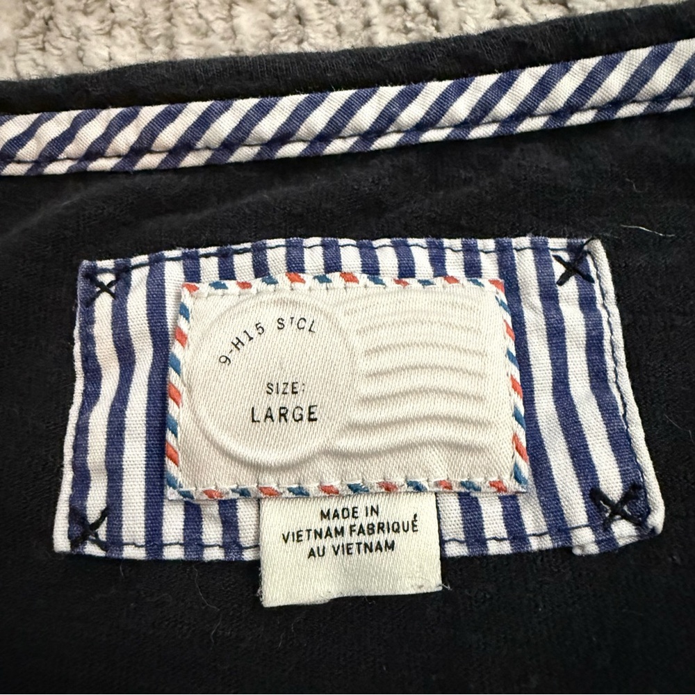 Postmark‎ by Anthropologie Black Long Sleeve Pocket Tee – Size Large - Picture 4 of 8